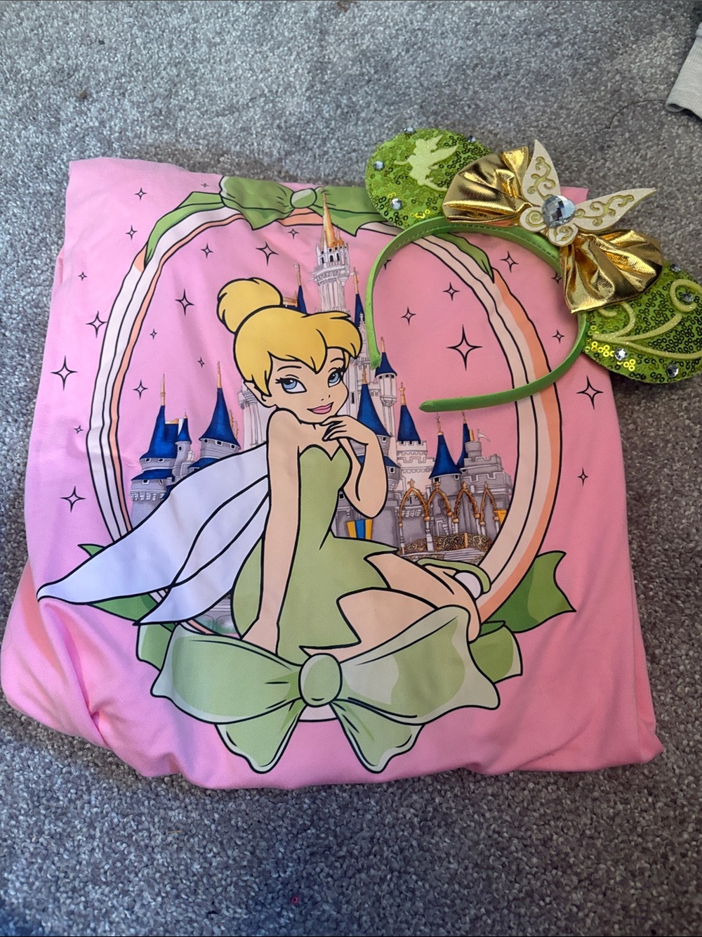 Tinker Bell Pink & Green Disney Ears
